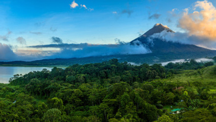 thumbnail image of Coast Rica Lake Arenal with volcano