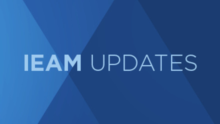 SETAC Blue background with IEAM Updates text