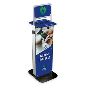 Picture of a mobile charging station pillar