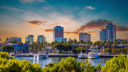 Long Beach cityscape 