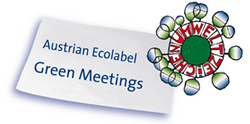 Austria Green Meeting logo english text