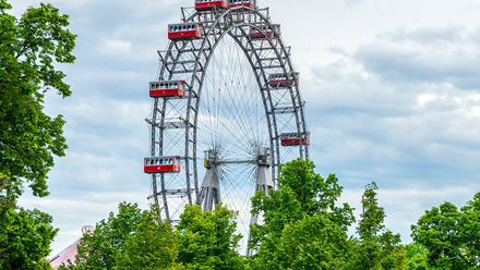ferris wheel in Vienna, Austria
